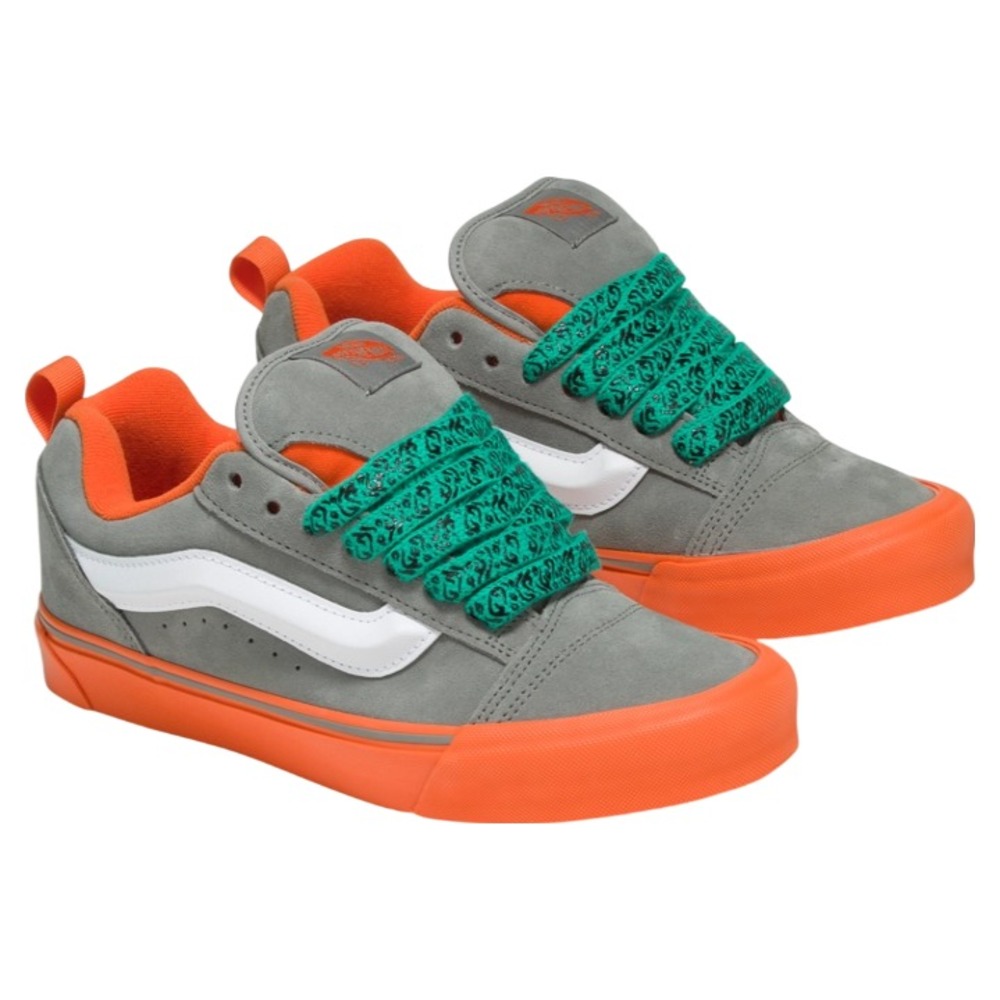 Size 11M - VANS Knu-Skool Pop Outsole - Grey Orange